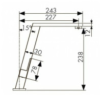 Смеситель Kaiser Vico никель 30144-5