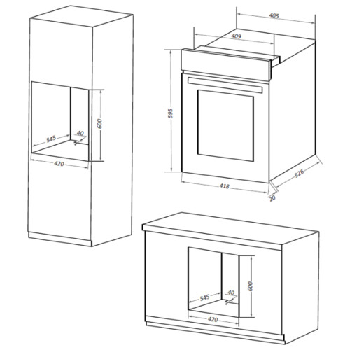 Духовой шкаф Maunfeld EOEM516W