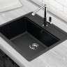 Кухонная мойка Berge BR-5750 (черный матовый)
