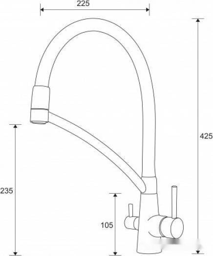 Смеситель Paulmark Siegen Si213111-308 (черный)