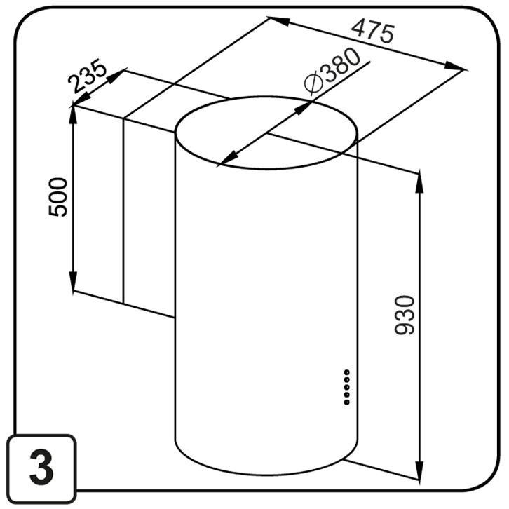 Вытяжка Maunfeld Lee Side (C) 39 (белый)