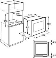 Микроволновая печь AEG MBE2658SEM
