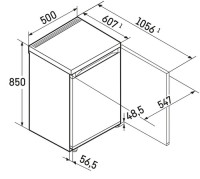 Однокамерный холодильник Liebherr Re 1201 Pure 1201-20001