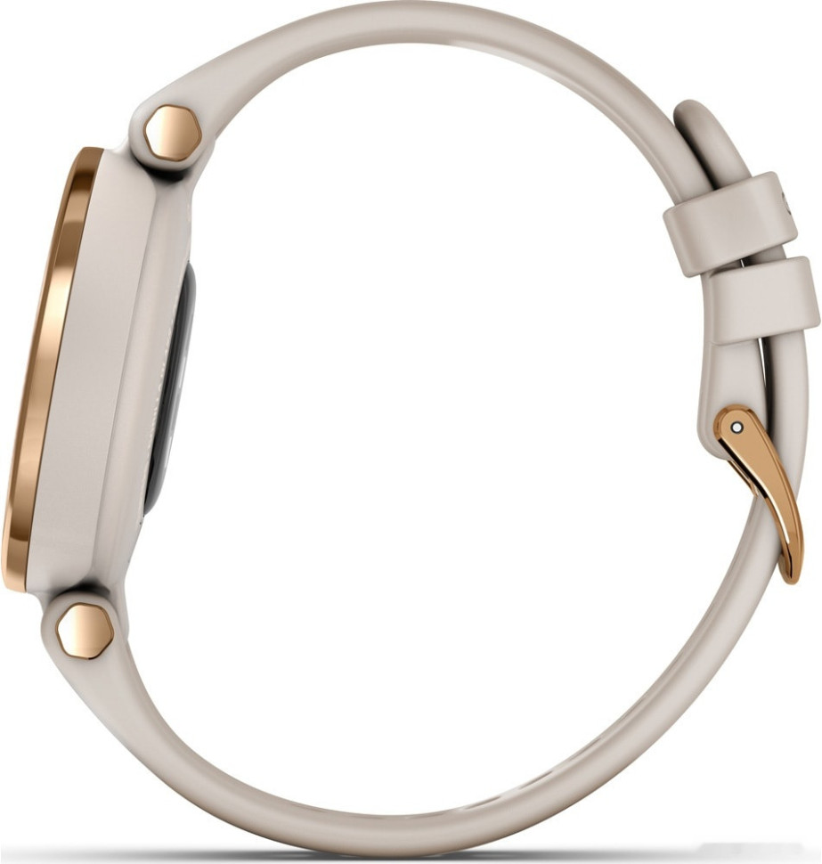 Умные часы Garmin Lily (розовое золото/силиконовый ремешок)