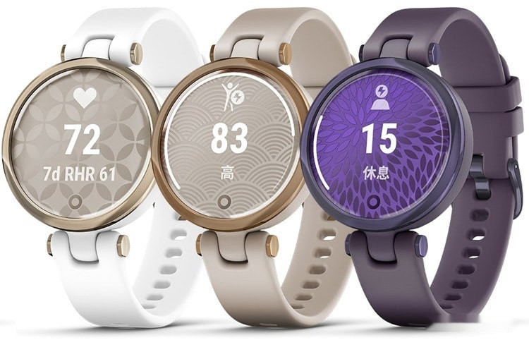 Умные часы Garmin Lily (розовое золото/силиконовый ремешок)