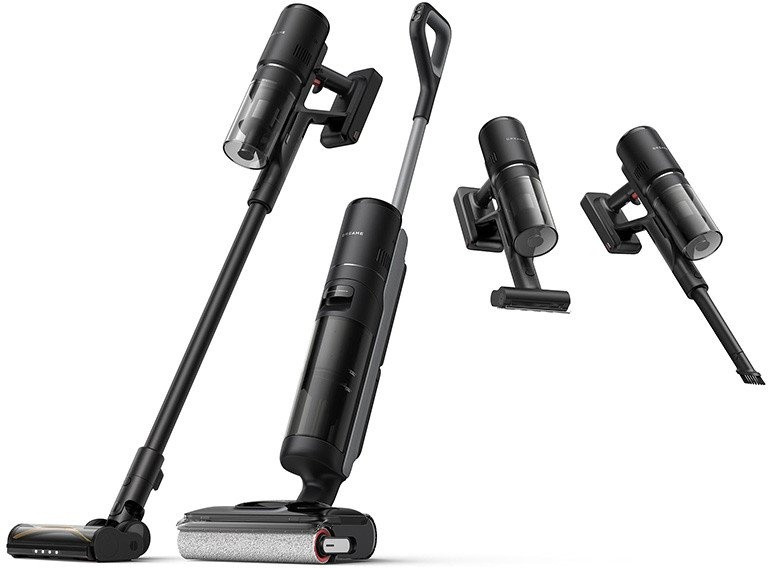 Пылесос Dreame H12 Dual FlexReach Wet and Dry Vacuum HHV31A (евровилка, черный)