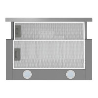 Вытяжка Maunfeld VSQ 60 (нержавеющая сталь/белое стекло)