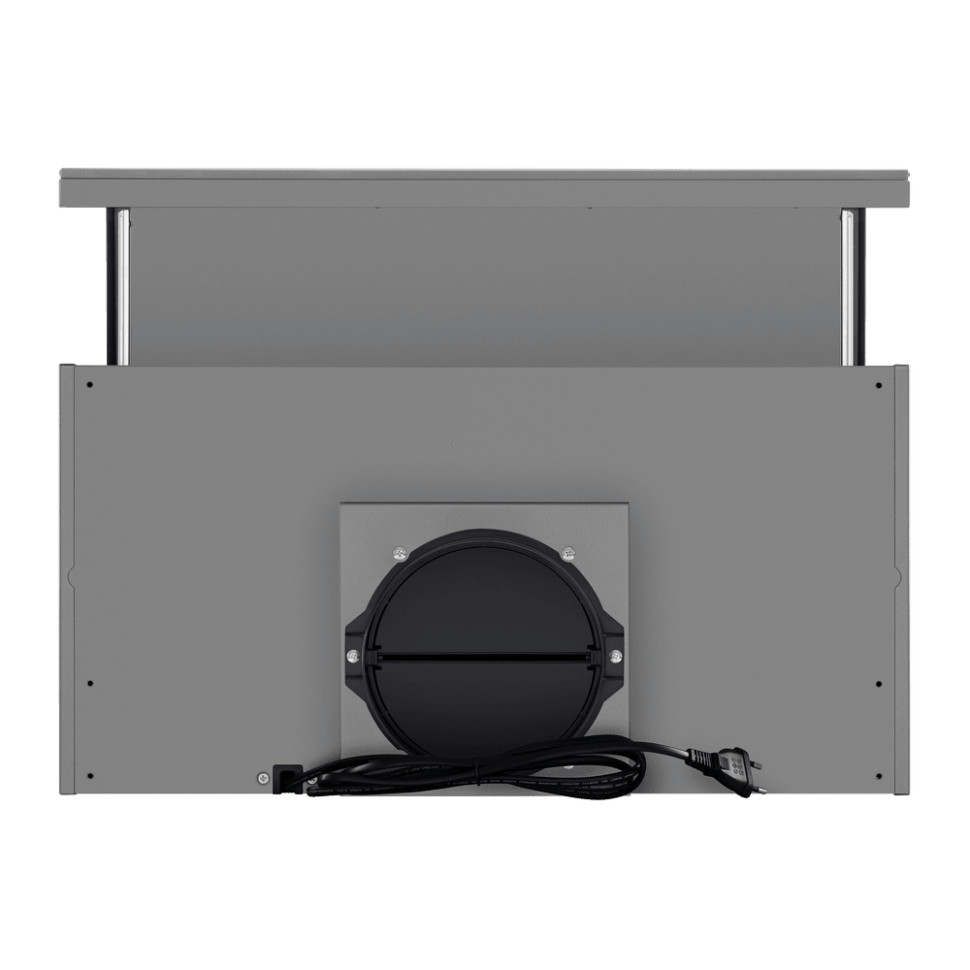 Вытяжка Maunfeld VSQ 60 (нержавеющая сталь/белое стекло)