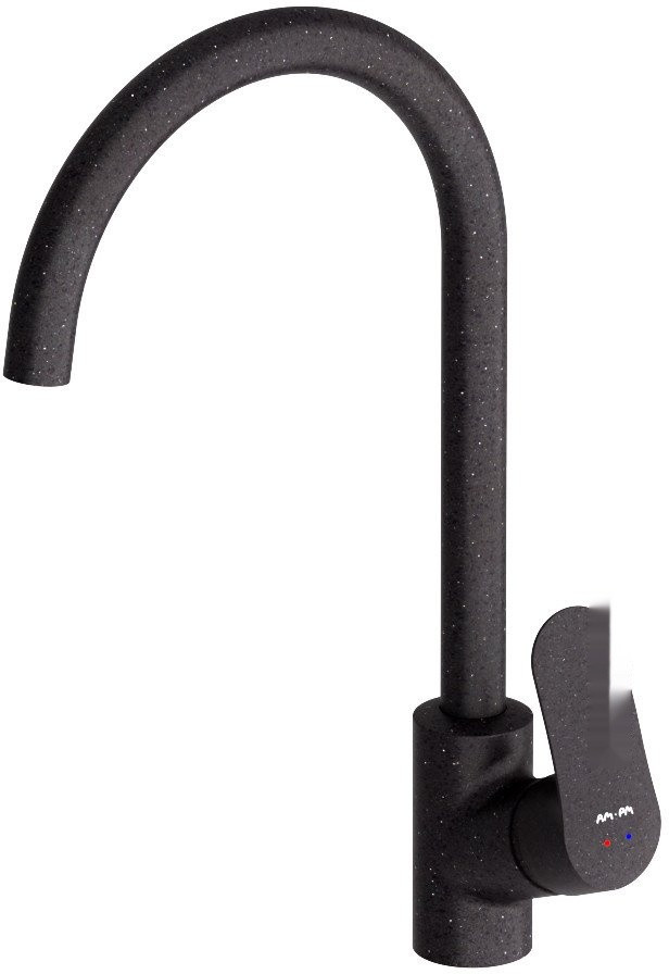 Кухонная мойка Berge BR-6502 + Like F8007122 (черный)