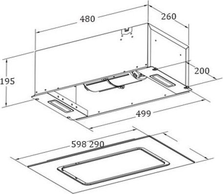 Вытяжка Zorg Santa 1060 60 S (черный)