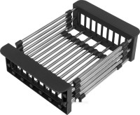 Кухонная мойка Basic CL DS Decor 50x50 (черный, коландер, дозатор)