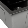 Кухонная мойка Basic CL DS Decor 50x50 (черный, коландер, дозатор)