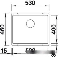 Кухонная мойка Blanco Rotan 500-U (шампань)