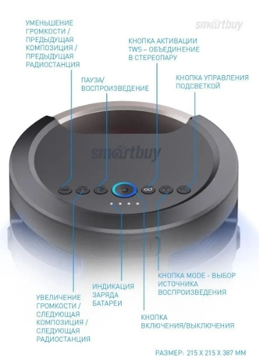 Колонка для вечеринок SmartBuy Z1 SBS-970