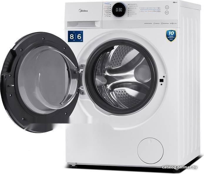 Стиральная машина Midea Lunar MF200D80WBS/W-RU