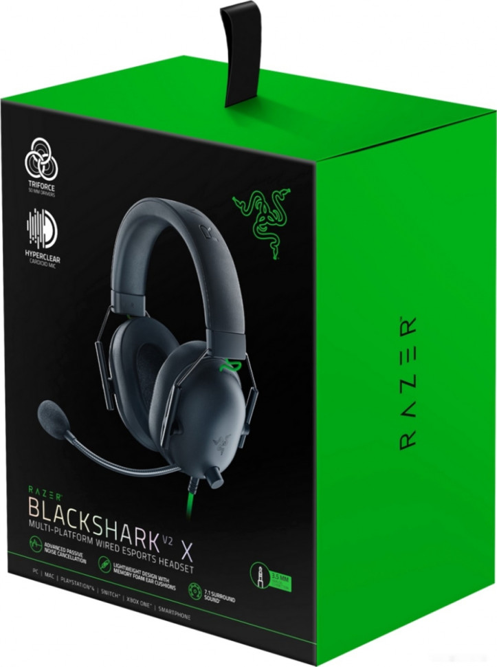 Наушники RAZER BlackShark V2 X (черный)