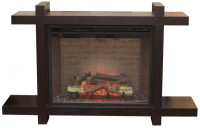 Камин Smolcom Tokio R L33/FS33 (темный орех)