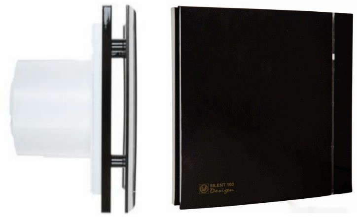 Осевой вентилятор Soler & Palau Silent-100 CHZ Black Design 5210402300-434600