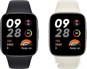 Умные часы Xiaomi Redmi Watch 3 (черный, международная версия)