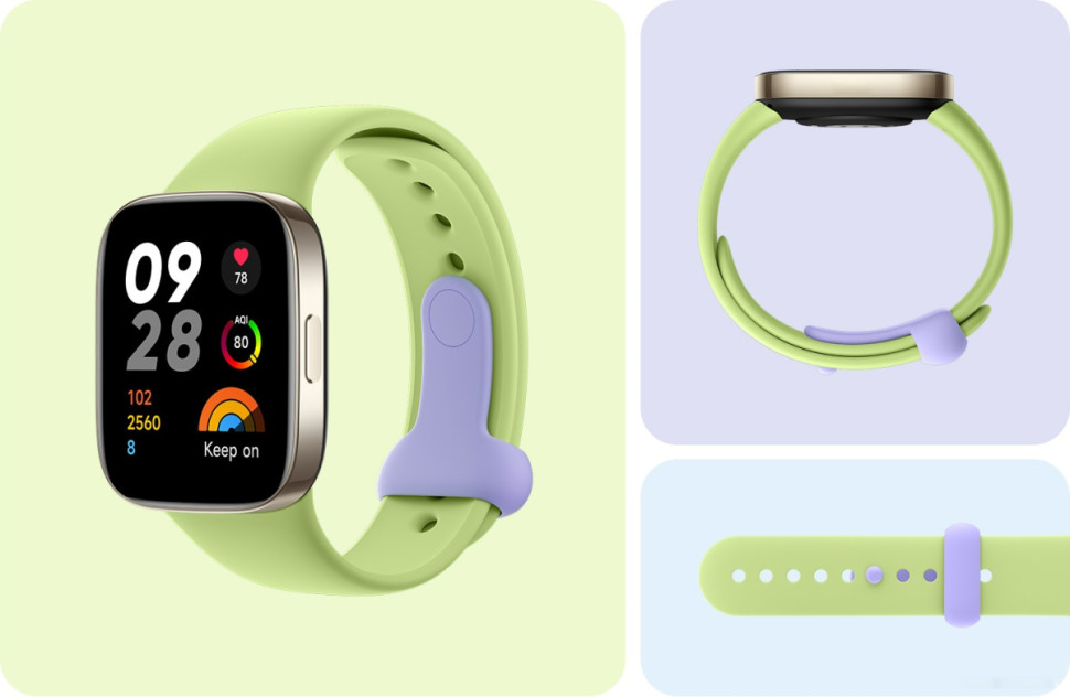 Умные часы Xiaomi Redmi Watch 3 (черный, международная версия)