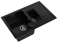 Кухонная мойка GranFest GF-Q775KL (черный)