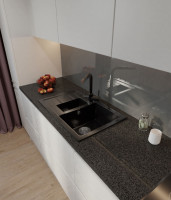 Кухонная мойка GranFest GF-Q775KL (черный)