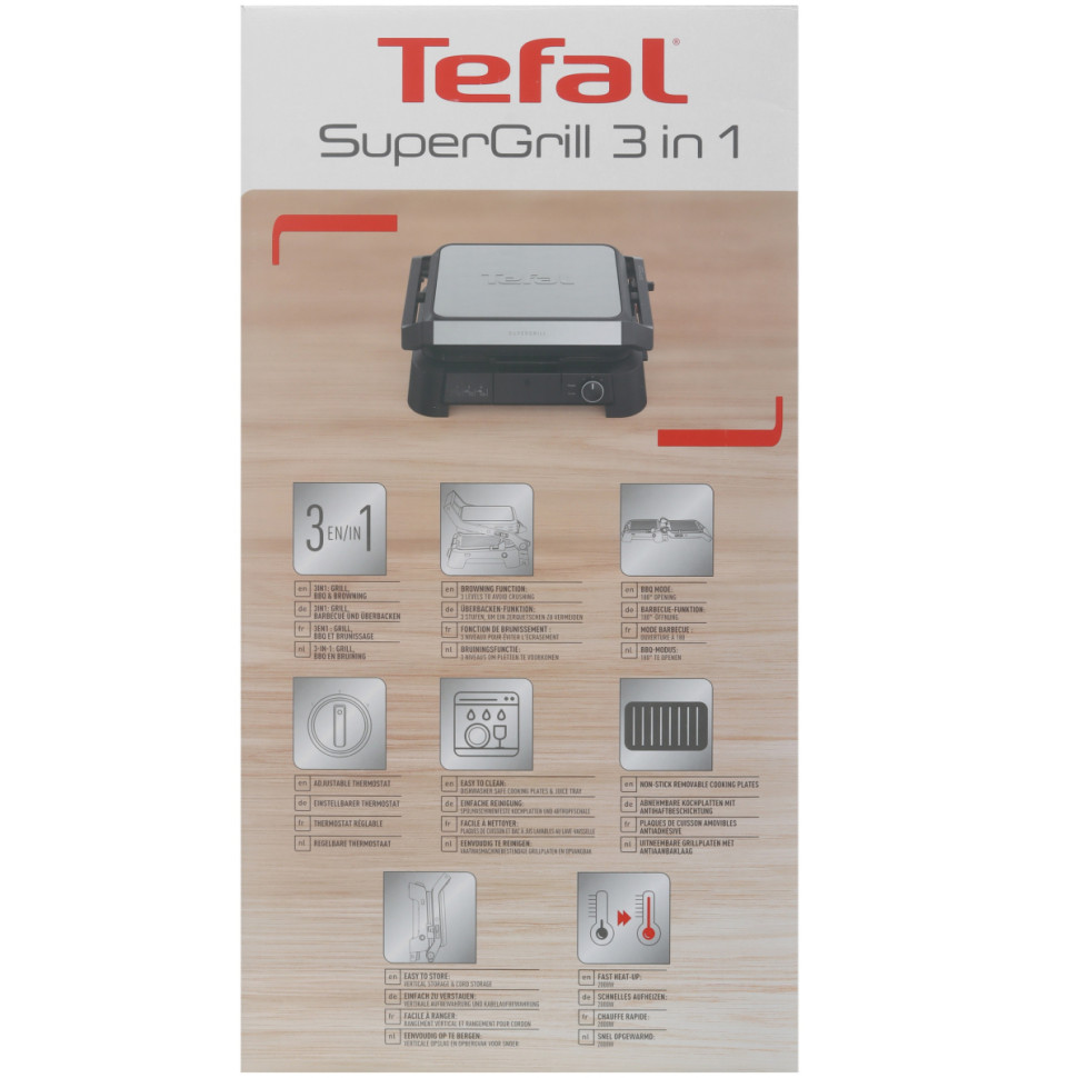 Электрогриль Tefal SuperGrill GC510DE0