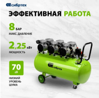 Компрессор СИБРТЕХ МБ 2250/100