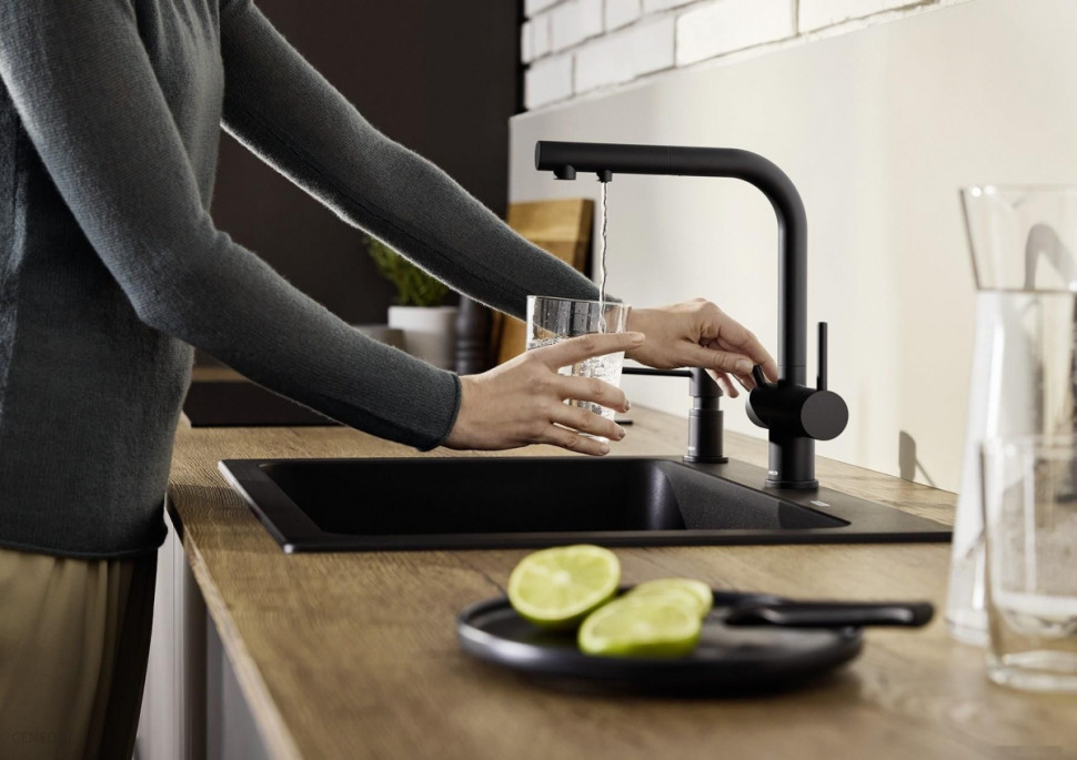 Смеситель Blanco Fontas II Silgranit (черный матовый)