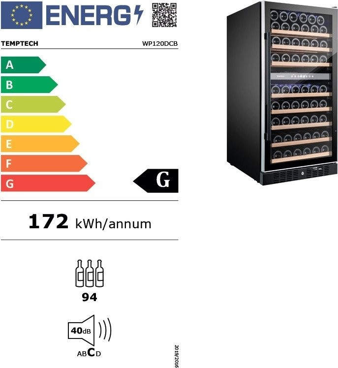 Винный шкаф Temptech WP120DCB