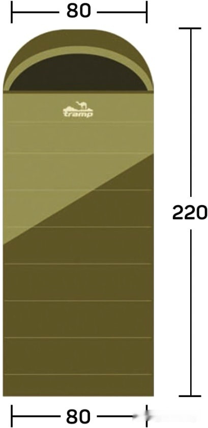 Спальный мешок Tramp Kingwood Regular TRS-053R (правая молния)