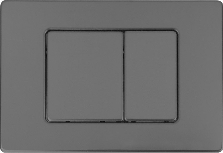 Панель смыва Oliveeka 011-GM (оружейная сталь)