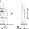 Циркуляционный насос Grundfos UPS 25-40 130