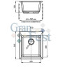 Кухонная мойка GranFest Practic GF-P505