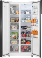 Холодильник side by side Weissgauff WSBS 500 Inverter NoFrost White Rock Glass
