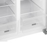 Холодильник side by side Weissgauff WSBS 500 Inverter NoFrost White Rock Glass