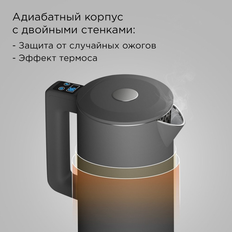 Электрический чайник Redmond SkyKettle KM231S (серый)