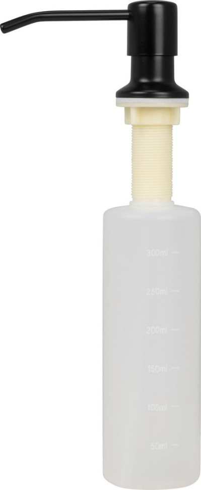 Кухонная мойка Basic CL DS Decor 45x50 (черный, коландер, дозатор)
