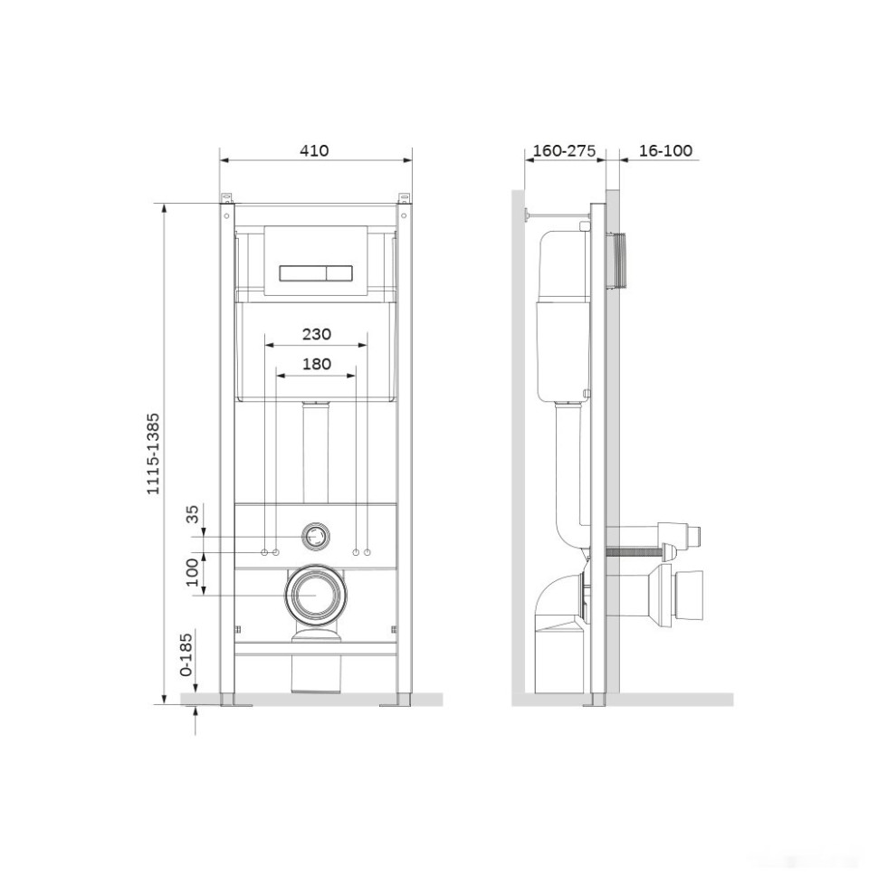 Система инсталляции Am.Pm Start I012703.0201