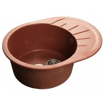 Кухонная мойка GranFest GF-R580L (красный марс)