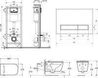 Унитаз Lavinia Boho Smart V-Clean 7 в 1 87561126