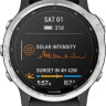 Умные часы Garmin Fenix 6 Solar 42 мм (серебристый/черный)