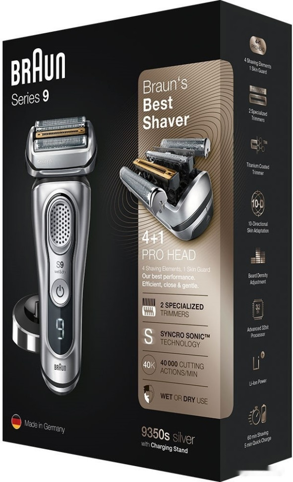 Электробритва мужская Braun Series 9 9350s