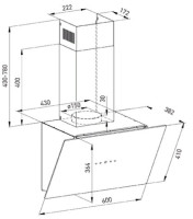 Вытяжка Oasis NB-60B (A)