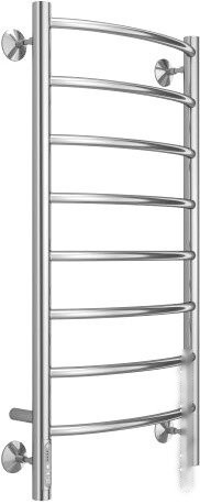 Полотенцесушитель Terminus Классик П8 400x850 L бп электро (хром)