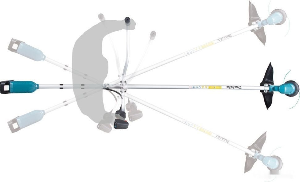 Триммер Makita DUR190URT3 (с 2-мя АКБ)