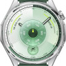 Умные часы Huawei Watch GT 6 46 мм (серебристый, с зеленым плетеным ремешком, международная версия)
