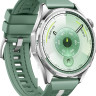 Умные часы Huawei Watch GT 6 46 мм (серебристый, с зеленым плетеным ремешком, международная версия)