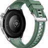 Умные часы Huawei Watch GT 6 46 мм (серебристый, с зеленым плетеным ремешком, международная версия)