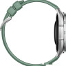 Умные часы Huawei Watch GT 6 46 мм (серебристый, с зеленым плетеным ремешком, международная версия)